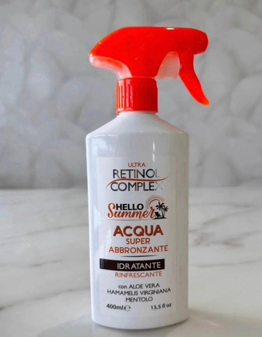 Agua bronceadora